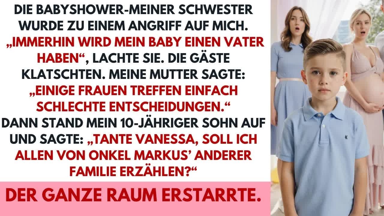 „Mein Kind hat wenigstens einen Vater“ – dann enthüllte mein Sohn ihr Geheimnis