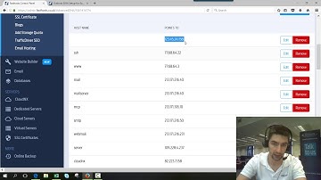 Setting up Advanced DNS through the Fasthosts control panel