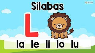 Las Sílabas en Español para Niños | Sílabas con L,  la le li lo lu | Aprender a Leer