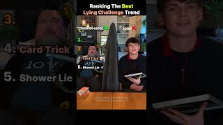 Ranking The Funniest Lying Challenge moments 😂 #shorts #lyingchallenge #funny #viral