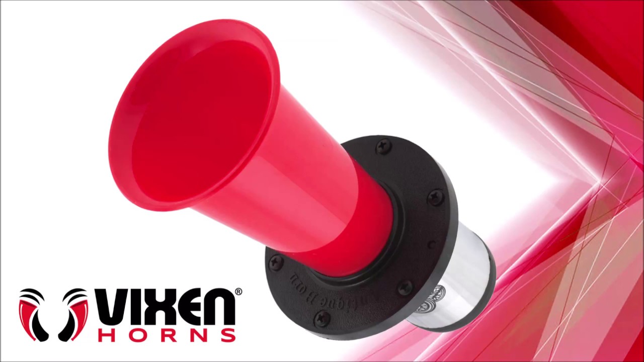 Vixen Horns Old Car "Ooga" Sound Air Horn (Red) VXH1002R YouTube