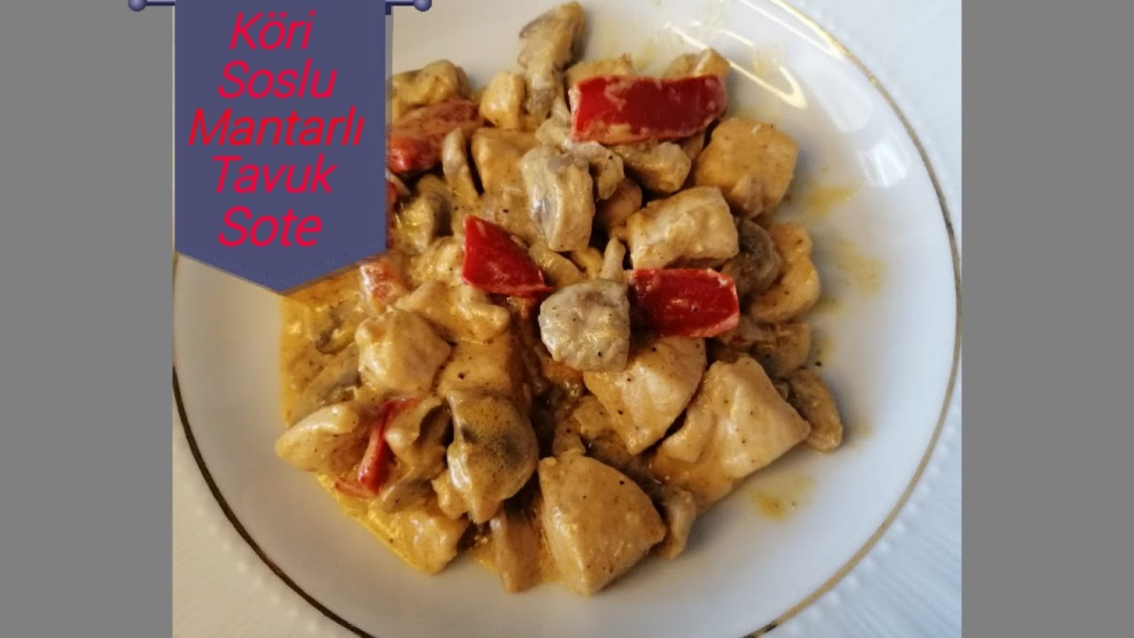 ????Köri Soslu Mantarlı Tavuk Sote Tarifi???? – YAPMAKİSTERSEN – Pratik Yemek Tarifleri