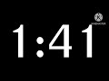 Music with 5 minute countdown timer clock