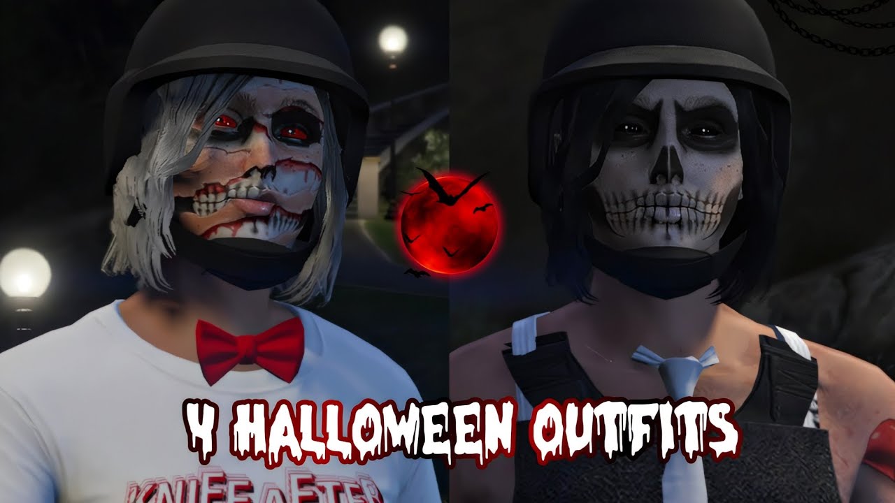 GTA 5 Online Female Halloween Outfits! 🎃🔪 (PS4,5/Xbox,PC) YouTube