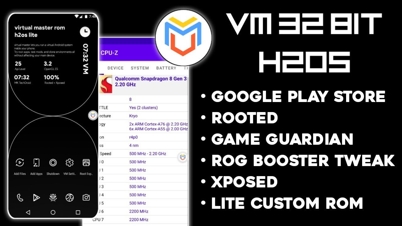 Virtual.rom Virtual Master 32 bit ROM Rooted(Request) | H2OS Custom ROM - YouTube