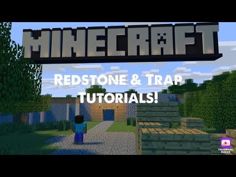 Redstone 3x3 Piston Door and Command Block Trap Tutorials!! - YouTube