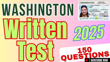 Washington DMV Written Test 2025 (150 Questions with Answers) - #dmvpracticetest #washingtonstate
