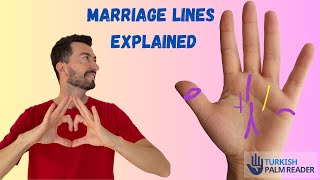 Marriage Lines Explained - Review on 5 different lines #palmistry