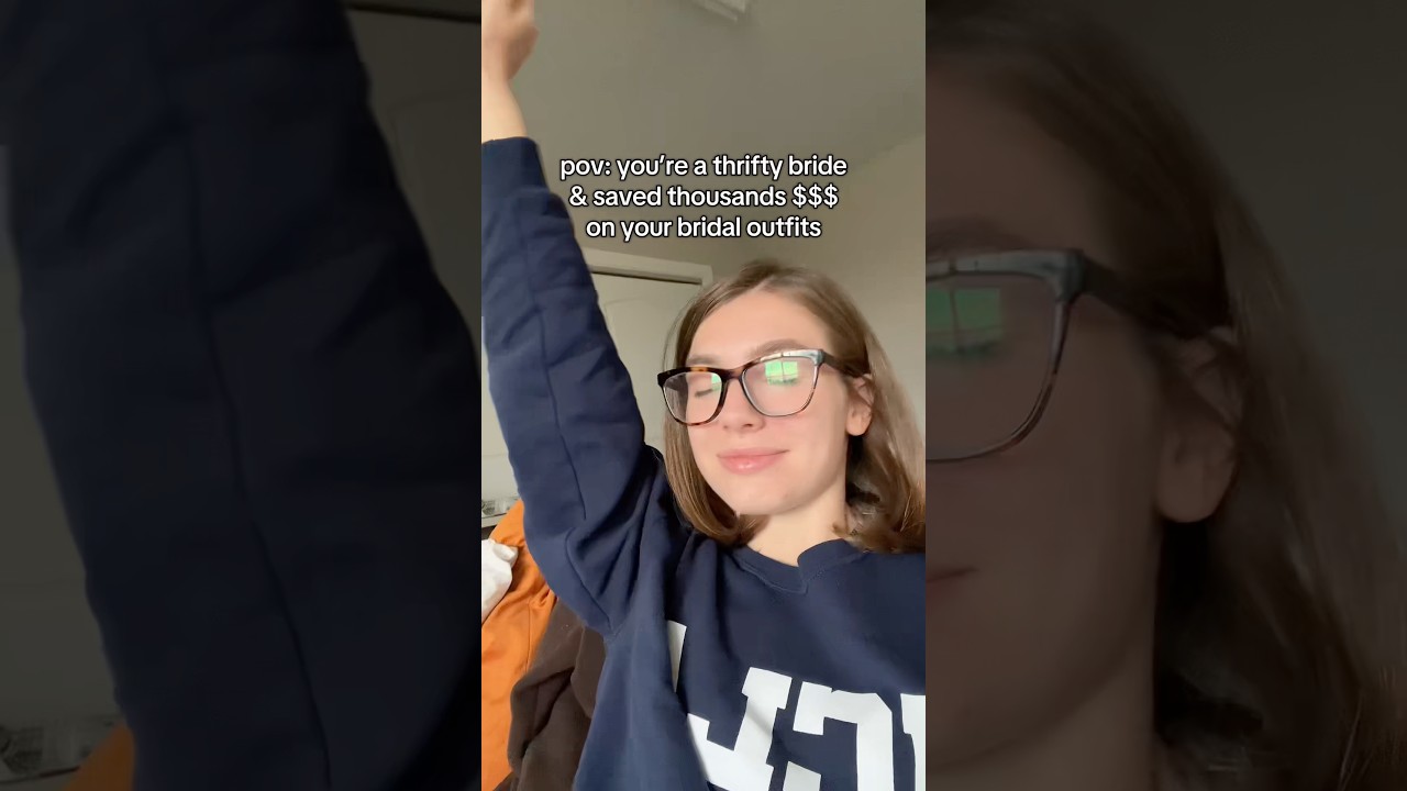 would you shop bridal outfits secondhand?? 👰‍♀️ 