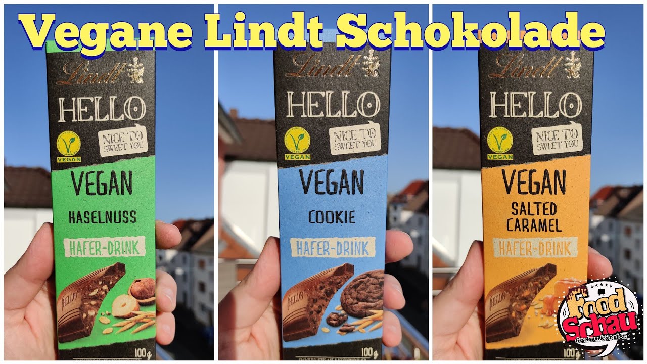 Lindt Hello Vegane Schokolade Salted Caramel Haselnuss Cookie Youtube
