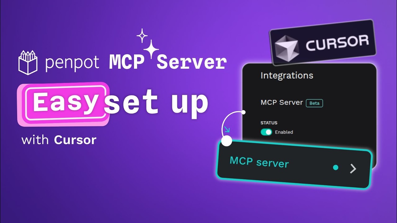 Penpot MCP Server Remote Setup in 1 Minute | Cursor - YouTube