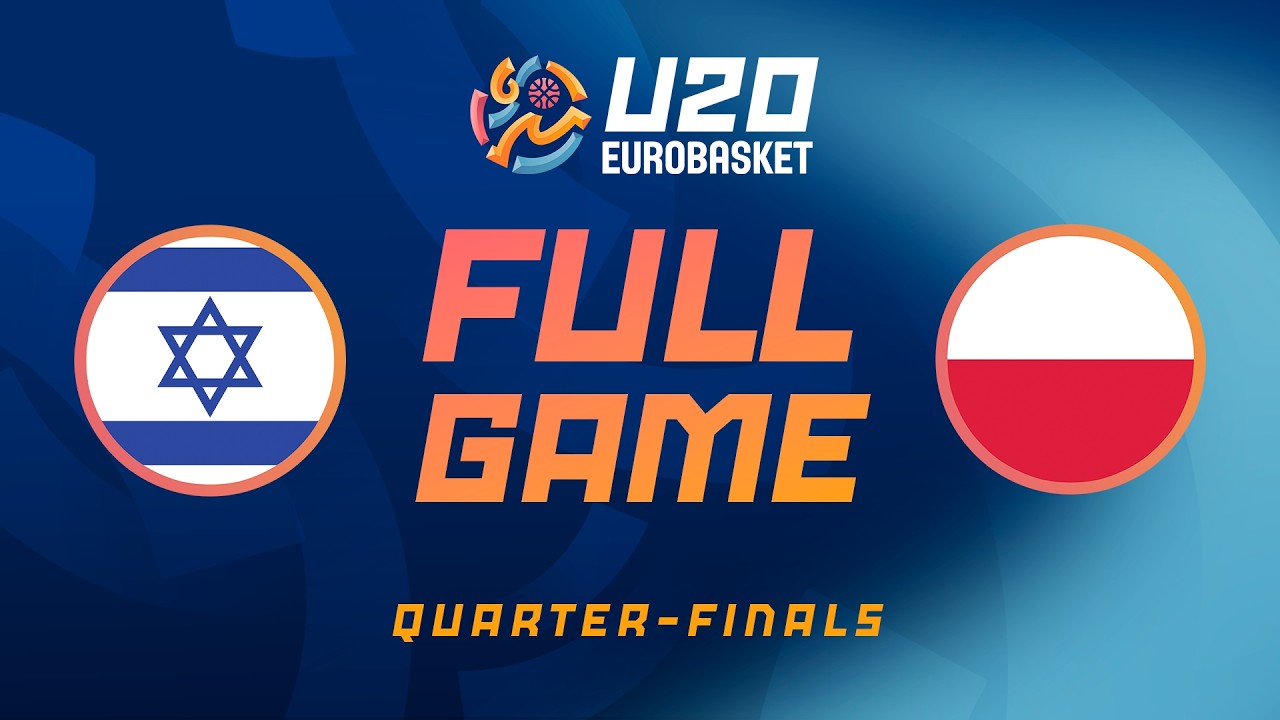 LIVE - Israel v Poland | FIBA U20 Women's EuroBasket 2026 | Quarter-Finals