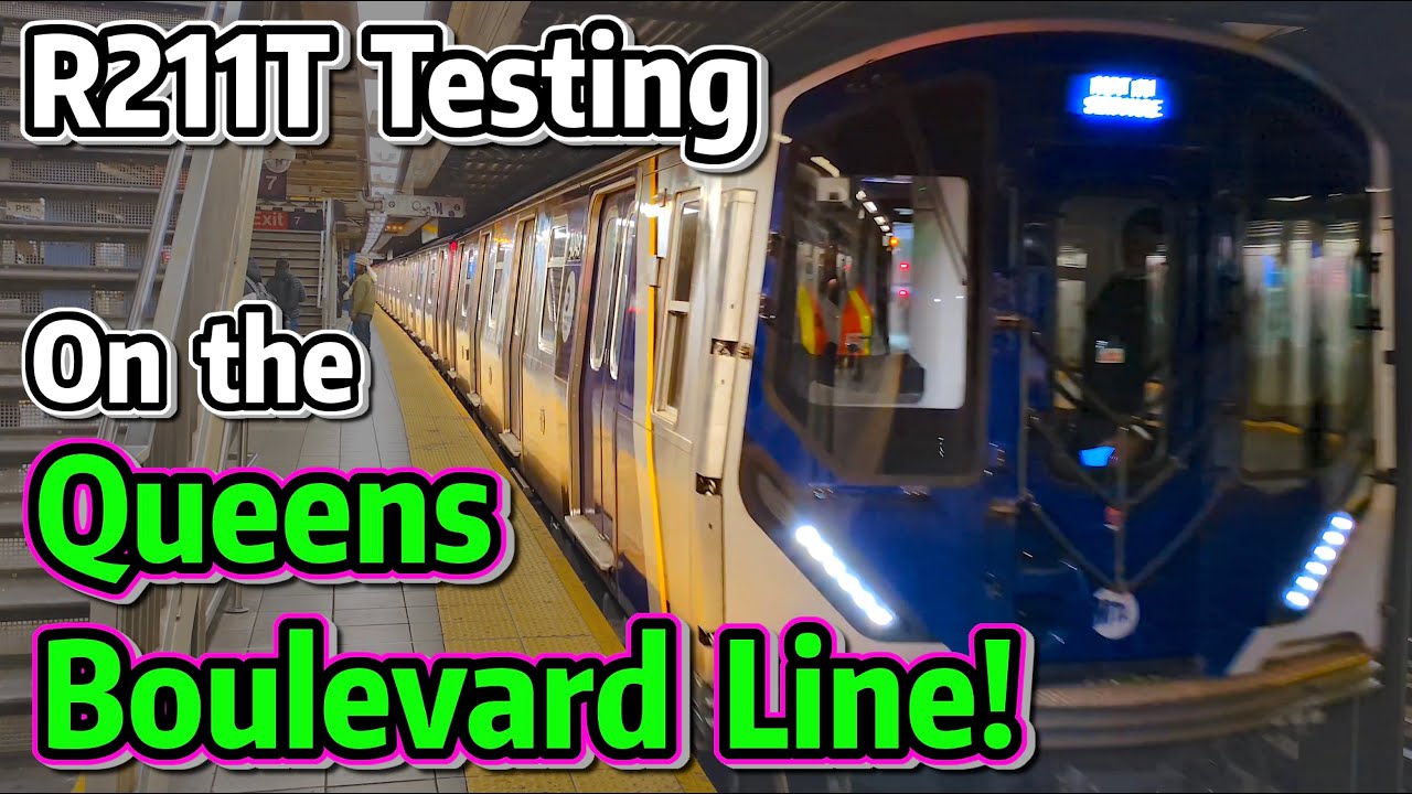 ⁴ᴷ⁶⁰ R211T CBTC Test Train on the Queens Boulevard Line!