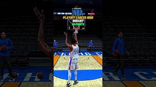 NBA Players Playoff Career High #nba2k26 #nba #basketball #shorts #trending #curry #lebron #kobe