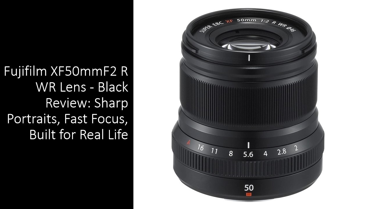 FUJIFILM XF50mm F2 R WR ブラック Fujinon XF 27mm f/2.8 R WR Lens, Black 16670168