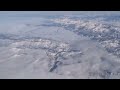 Denver - Vancouver flight UA323: 1st-Class lunch over Rockies, Grand Teton, Mt. Baker 2017-01-28