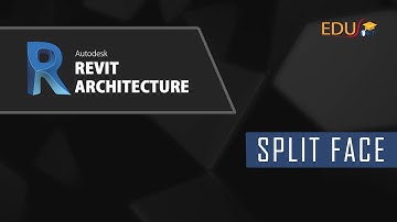 Advanced tutorial for Revit: How to split a face in Revit for apply different material.