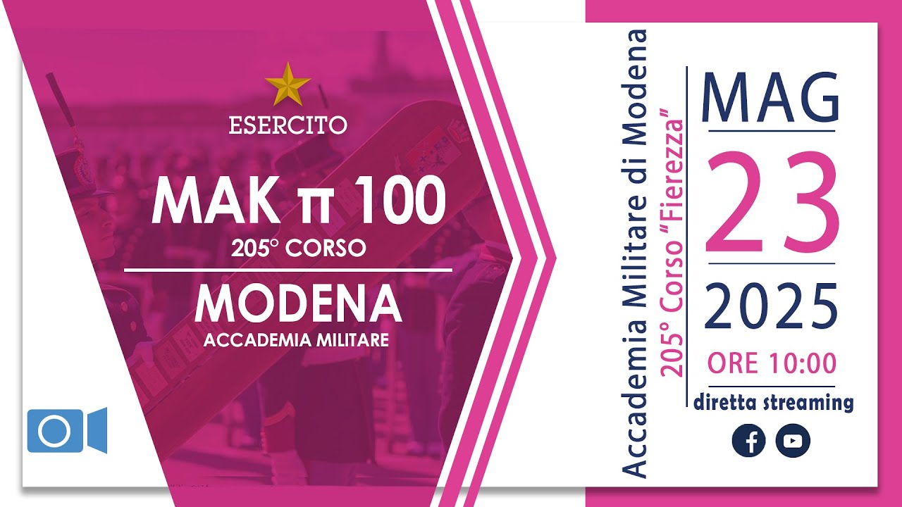 “Mak π 100” degli Allievi Ufficiali dell’Accademia Militare del 205° Corso “Fierezza”