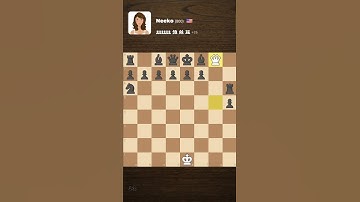 Playing Neeko Bot with just one Queen #chess #Neeko #queen #memes #draw #shorts