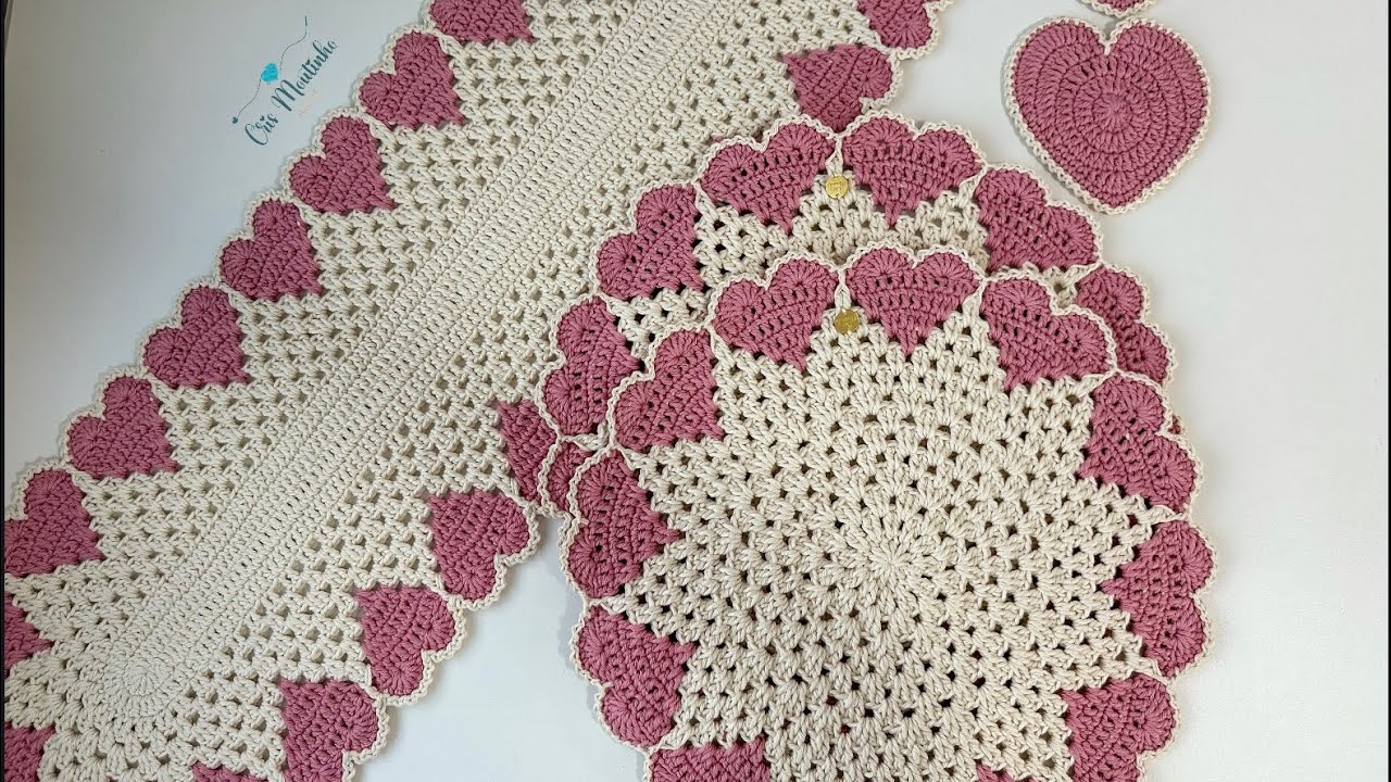 Sousplat Coração - Vlog do Lugar Americano Coração🩷