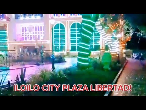 Iloilo City Plaza Libertad | Meron Pang Christmas Lights!