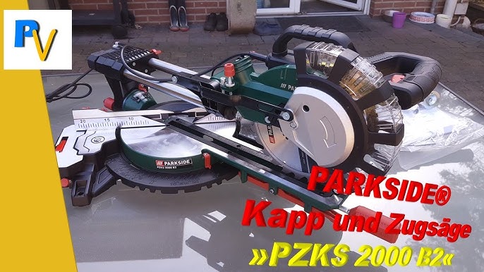 Parkside Universal Maschinen Untergestell PUG 1600 plus Kapp- und Zugsäge  PZKS 2000 B2 - YouTube