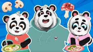 Miniatura de "🍄 The Mushroom Song 🎵 🐼 Simple Songs with Dadda Panda about Healthy Eating | Super Fun Learning"