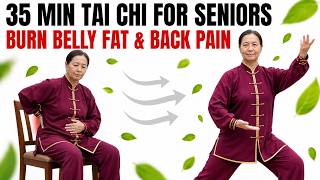35-Min Tai Chi for Seniors 🔥 Rejuvenate After 50, Burn Belly Fat & Ease Back Pain