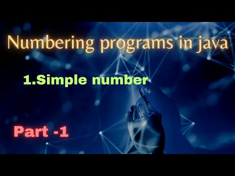 Java Numbering Programs: Simple Numbers | Java Interview Programs | Java | Telugu