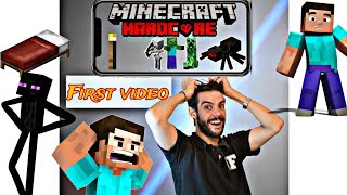 First video for hard core Minecraft #hardcore.          part 1