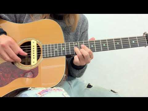 「香水」瑛人 cover  アコギ ギターソロ 弾かせていただいた（原曲key Capo1 にて）