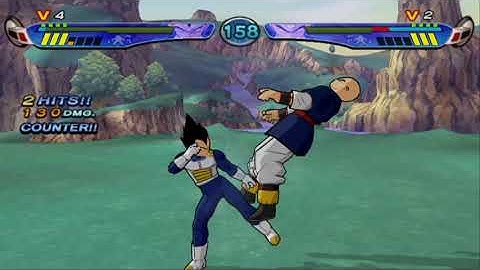 Vegeta (Mourossonero) VS Tien (Booce) |  [DBZ Budokai 3]