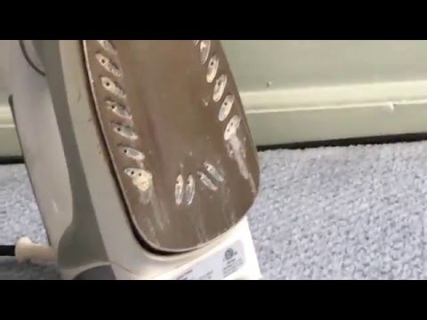 Cleaning a Clogged Steam Iron