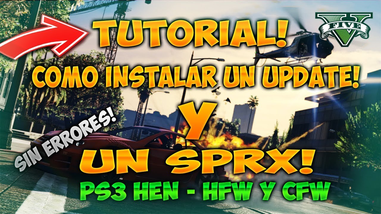 VIDEO TUTORIAL DE MODZ EN GTA V ONLINE PS3 HEN Y CFW PARA BLUS Y BLES 