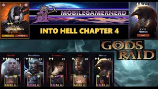 Gods Raid: Working Into Chapter 4 Hell and Level 200 Tower