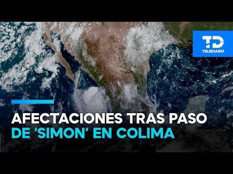 'Simon' leaves 71 homes and 35 businesses affected in Colima