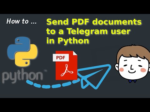 How to send a PDF document to a Telegram user in Python