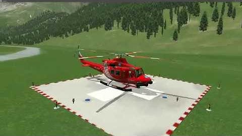 X-Trident Bell-412 -- Cervina - Grindelwald -- X-Plane 11.34 - 4K