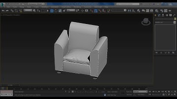 Modeling simple sofa 3DS MAX tutorial