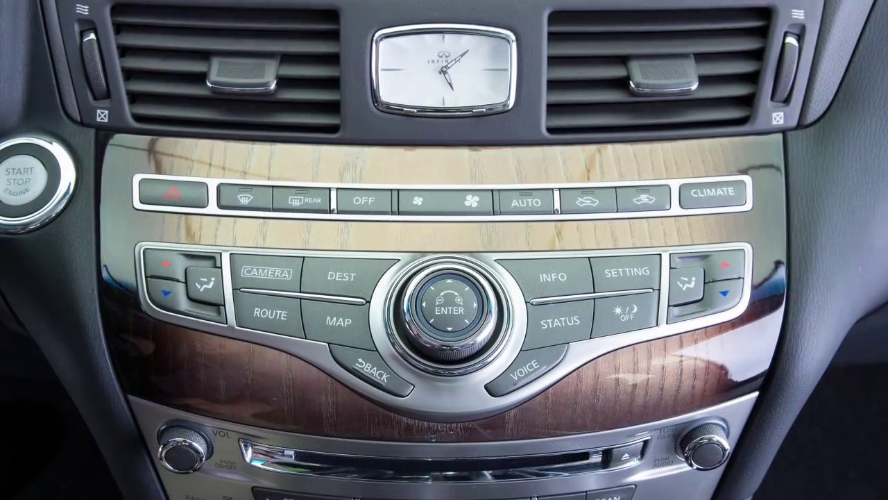 electronics 2017 INFINITI Q70 - Heater and Air Conditioner