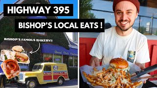 Highway 395 - Bishop, CA ! | Trying Top Local Eats | Bakery , Burgers & Mango Enchiladas | Episode 2