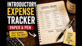 Expense Tracker Tutorial | Take Control of Your Money Today PAPER AND PEN