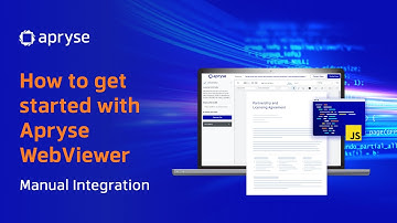 How to Manually Integrate WebViewer | Apryse
