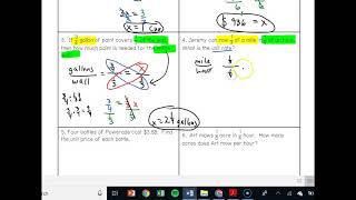 Hw 3.6 - Fractional Unit Rates