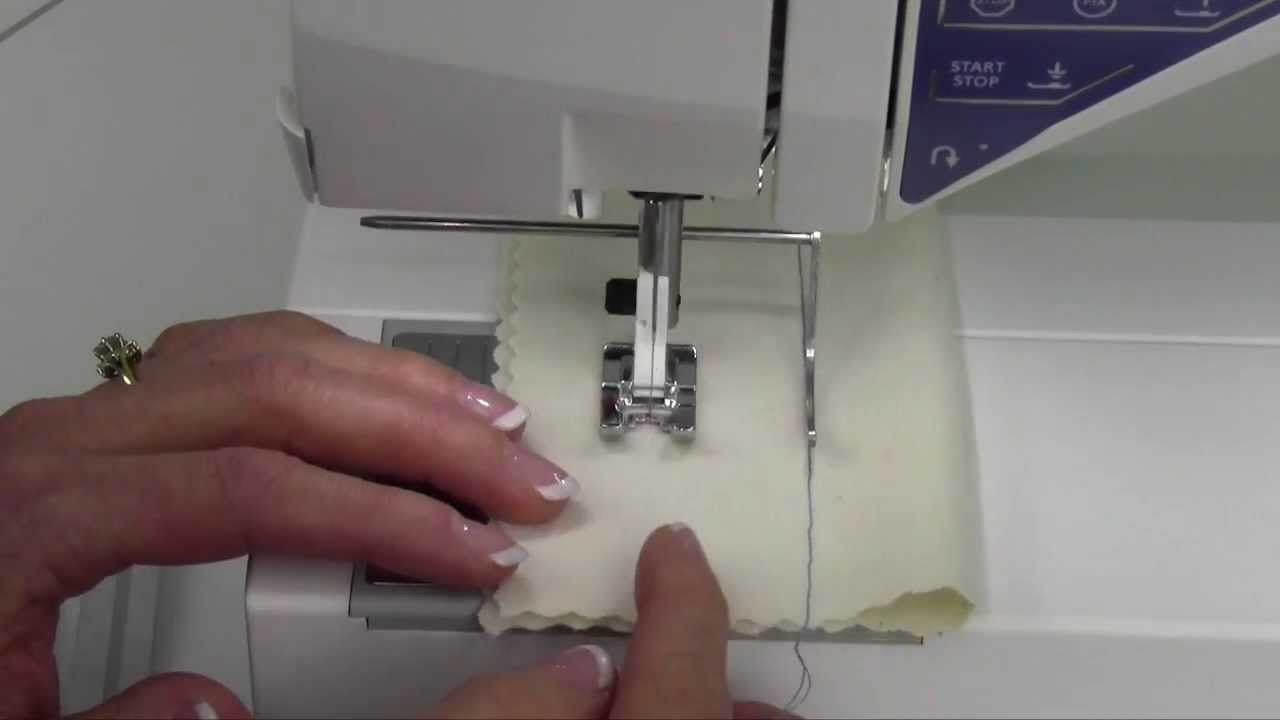 Husqvarna Viking Sapphire 960 23 Stitch Plate Markings & Seam Allowances YouTube