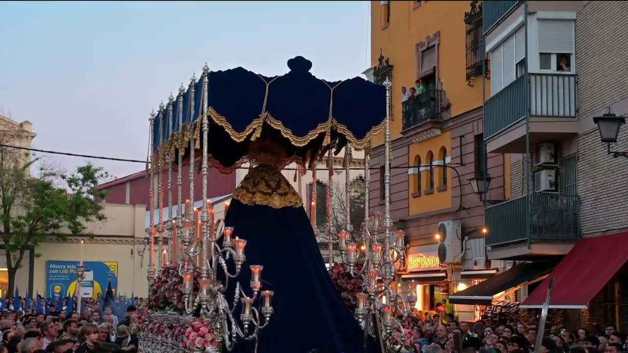 4K || Virgen de los Dolores, Hermandad de San José Obrero | Revira Calle Sol | Semana Santa 2025