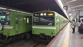 JR西日本 201系［Q］普通 JR難波行き 大和路線 天王寺発車