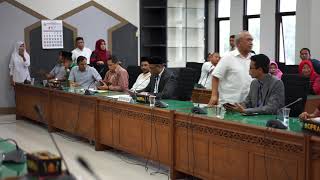 Konferensi Pers DPR Aceh Terhadap Pemukulan Ketua Komisi I DPR Aceh