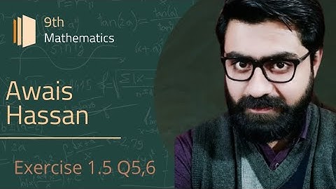 Class 9 Maths Exercise 1.5 Q5,6 || 9th Class Math #maths #education #follow #exercise #youtube