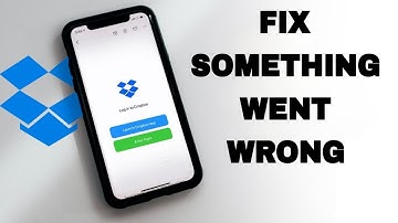 How To Fix And Solve Dropbox Something Went Wrong | Final Solution